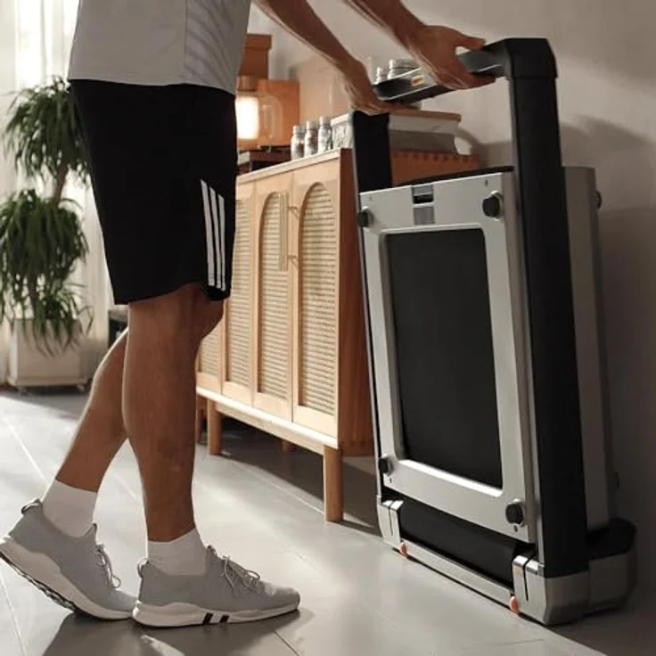 WALKINGPAD Laufband X23/Mx16, Breite Lauffläche, Leiser bürstenloser Motor, Doppelter Faltmechanismus, Schwarz – Bild 8