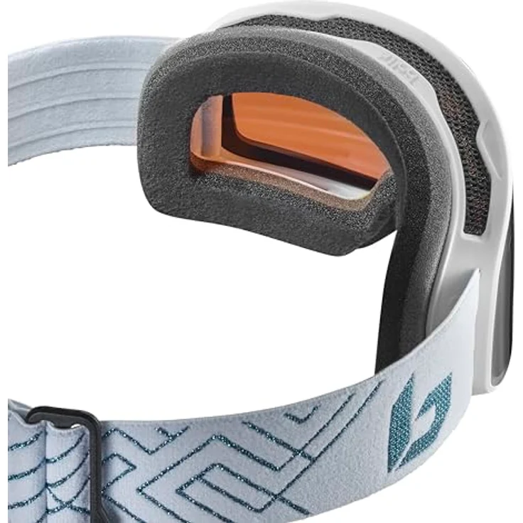 Bollé Women's Nevada Small Cat 2, randlose Skibrille mit Doppelglas und zylindrischer Scheibenform, ideal für Skifahrerinnen – Bild 2