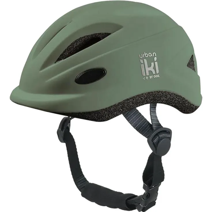 Urban Iki Junior-Fahrradhelm, Grün XS, mit Stoßdämpfung und belüftetem Netzgewebe