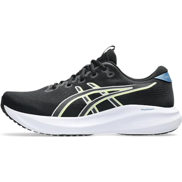 Asics Gel-Excite 11 Neutralschuh, BLACK/PURE SILVER, Größe 42, mit Gel-Dämpfung und atmungsaktivem Mesh-Obermaterial – Bild 1