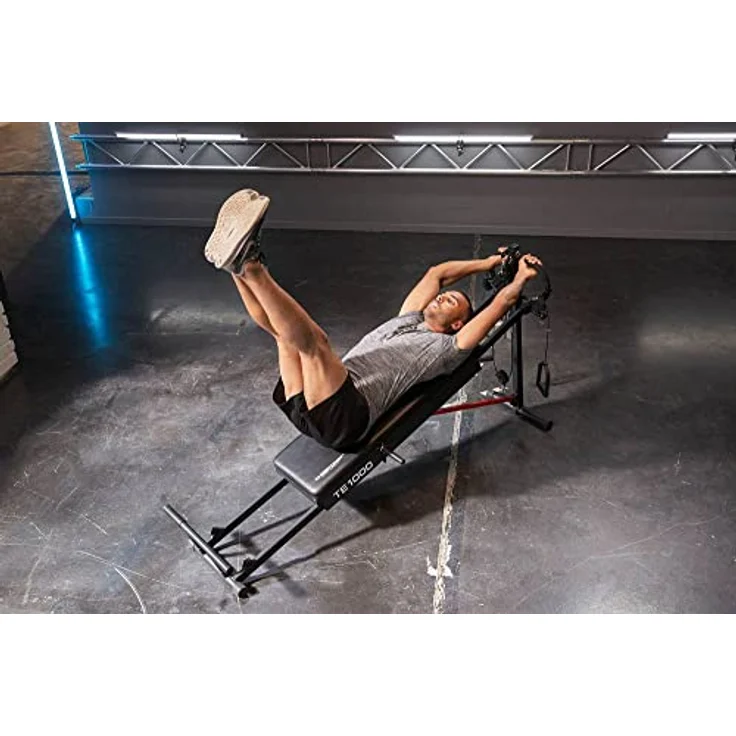 Christopeit Sport Total Exerciser TE 1000 - Ganzkörpertrainer klappbar, Multi-Gym, Oberkörper, Arm, Brust, Bauch, Rücken – Bild 5