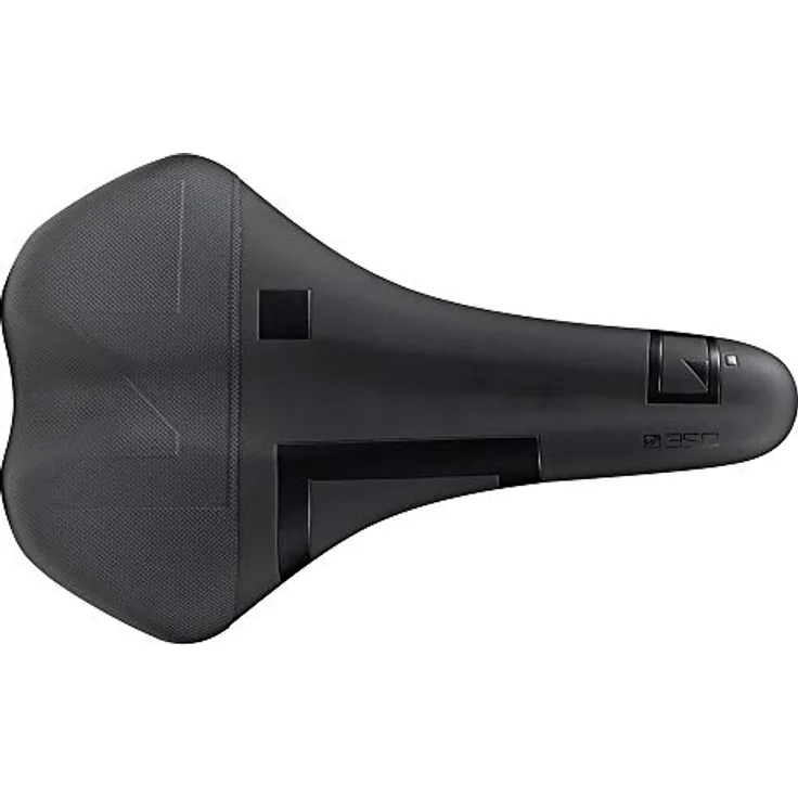Prologo Proxim W350 153 T2.0, Fahrradsattel schwarz, flexibel und extra gepolstert für hohen Komfort