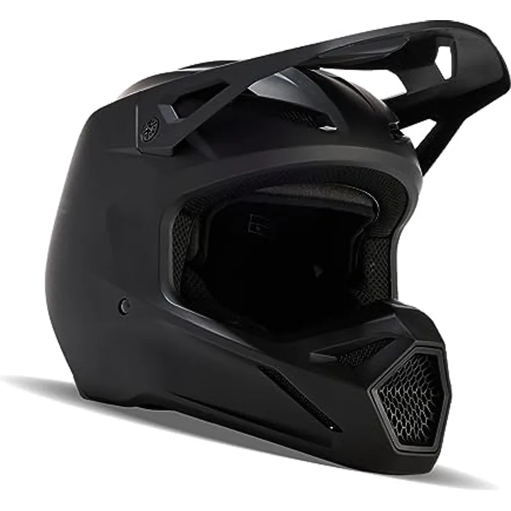 Fox V1 Solid Motocross Helm, schwarz matt, MIPS-Schutzsystem, XL (61/62)