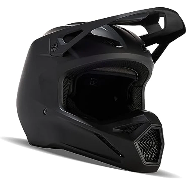 Fox V1 Solid Motocross Helm, schwarz matt, MIPS-Schutzsystem, XL (61/62) – Bild 1