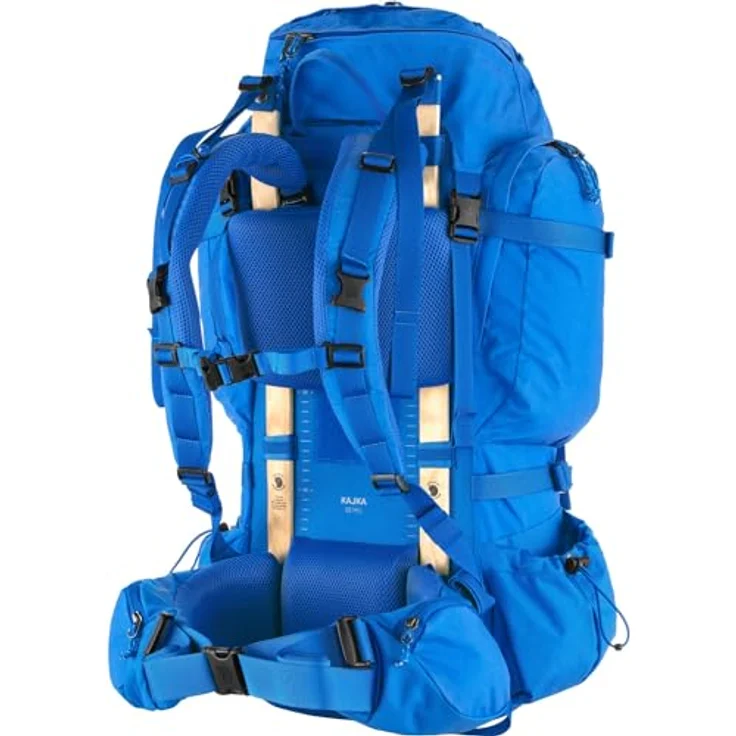 Fjällräven 23200256-525 Kajka 55 M/L Sports backpack Unisex Adult UN Blue, Rundum offene Seitentaschen, leicht zugängliche Ecktaschen, praktische Reißverschlusstaschen – Bild 3