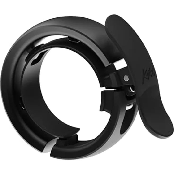Knog Oi Prima, robuste Fahrradklingel für 23,8-31,8 mm Lenkstangen, anthrazit