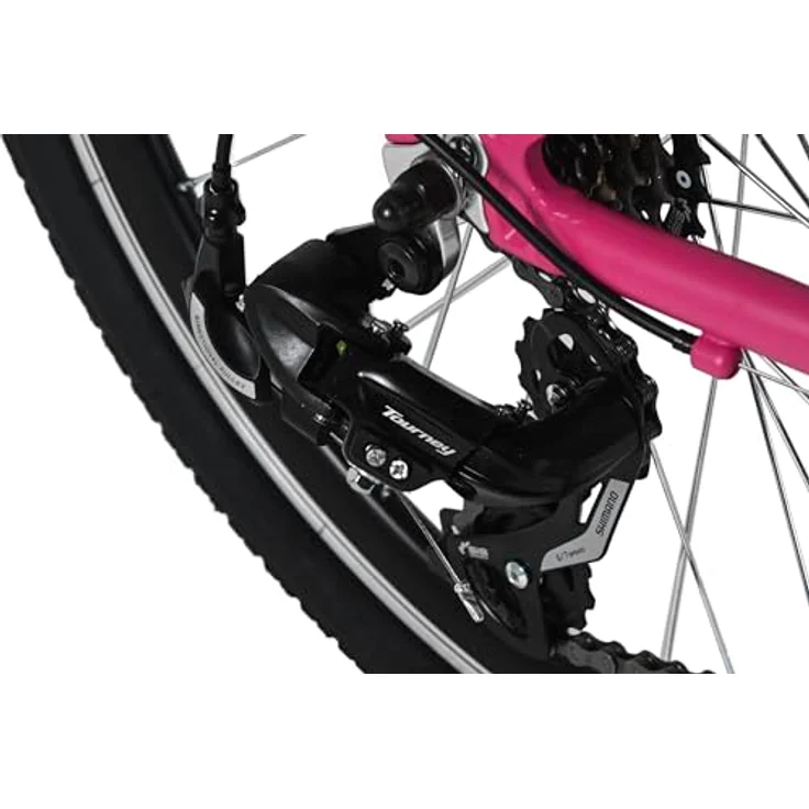 Dacapo WYLD MISTRAL, Kindervelo 24" mit Aluminiumrahmen, 18-Gang SHIMANO Schaltung, einstellbarer Federgabel, V-Brakes – Bild 8