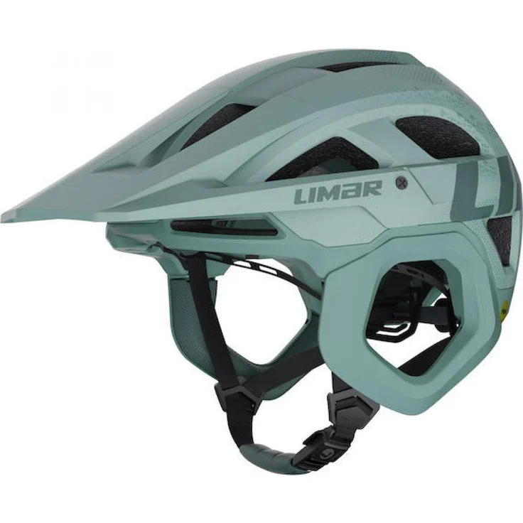 Limar Etna MIPS, Fahrradhelm für Enduro mit maximalem Schutz, Matt Ocean Sage Grau