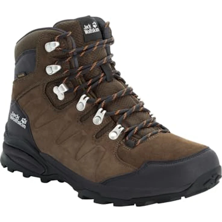 Jack Wolfskin REFUGIO TEXAPORE MID M, robuster Hikingschuh aus Veloursleder mit Zehen- und Fersenschutz, Herren – Bild 9