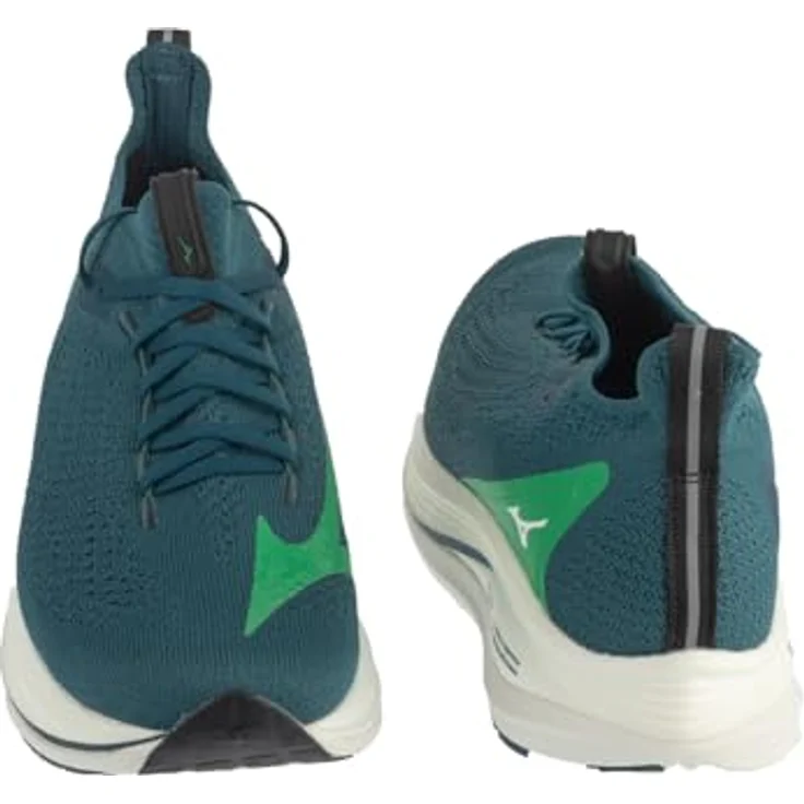 Mizuno Herren Laufschuhe NEO VISTA 2 - J1GC2534, Fortschrittliches Dämpfungssystem, hervorragende Haftung, atmungsaktive Materialien, dunkelgrün, Größe 43 – Bild 5