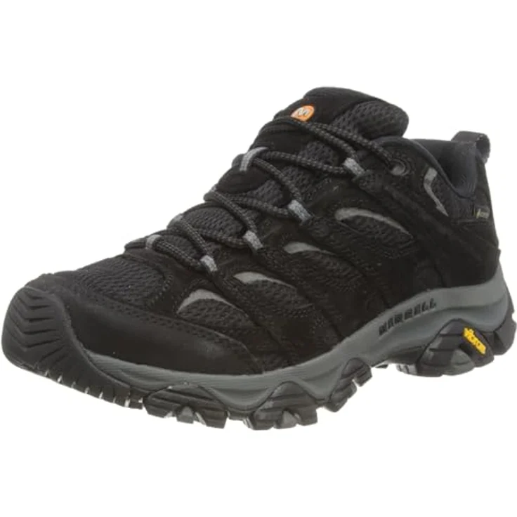 Merrell Moab 3 GTX, wasserdichte und atmungsaktive Herren Wanderschuhe in schwarz mit Vibram® Laufsohle und recycelten Materialien – Bild 1