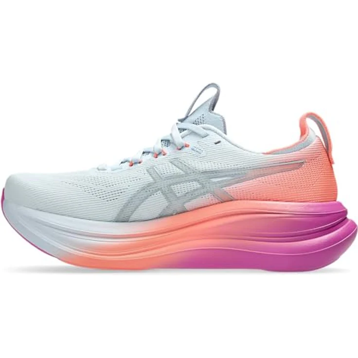 Asics Gel-Nimbus 28, Laufschuhe mit maximaler Dämpfung und sicherem Grip, sky/digital sakura, Größe: 8 – Bild 8