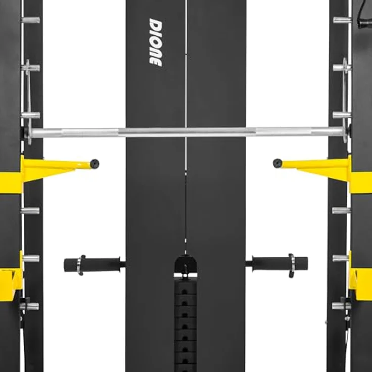 Dione S2 Smith-Machine Kabelkreuz Homegym ProLine - 50kg Gewicht - Erweiterbar, Pulverbeschichtet – Bild 5