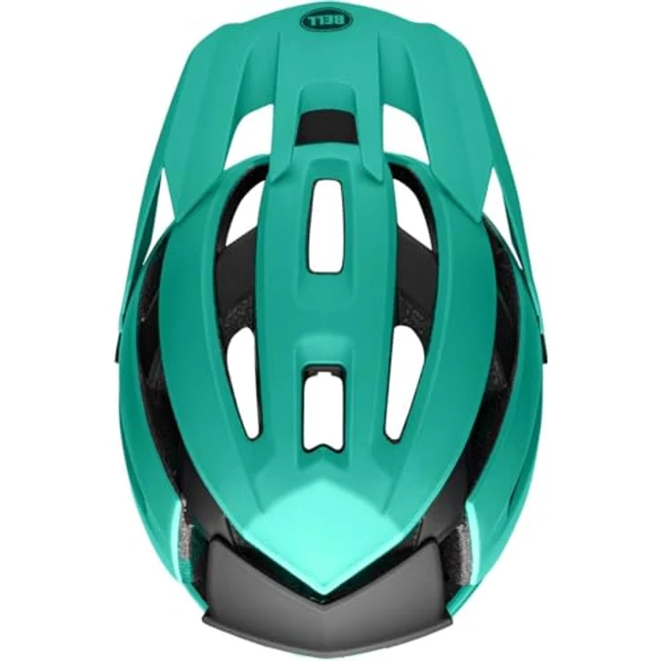 Bell Super Air R Spherical Fahrradhelm, All-Mountain-Helm mit Spherical Mips-Technologie, matte turquoise/black, Größe L – Bild 2
