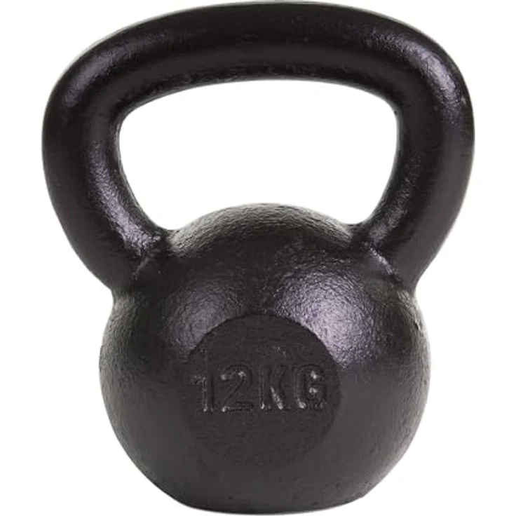 Sport-Thieme Sport-Thieme Kettlebell Kettlebell, 12,0 kg, aus Gusseisen, Schwarz – Bild 3
