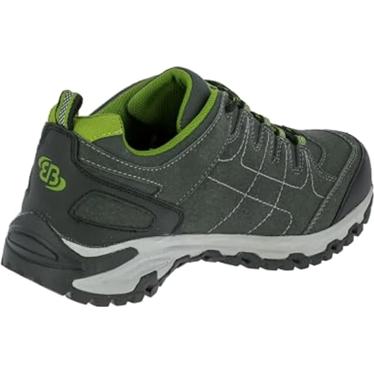 Brütting Mount Shasta Low, Herren Wanderschuhe mit herausnehmbarer Innensohle, Synthetik-Obermaterial, Grau – Bild 4