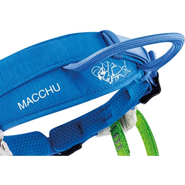 PETZL MACCHU Klettergurt für Kinder unter 40 kg, verstellbar, Blau, Einheitsgröße – Bild 4