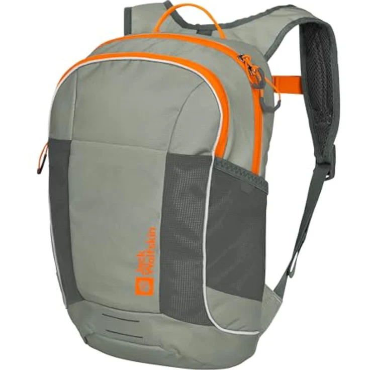 Jack Wolfskin KIDS MOAB JAM, Kinder Wanderrucksack mit Belüftungssystem, reflektierende Details, recycelte Materialien - blau – Bild 5