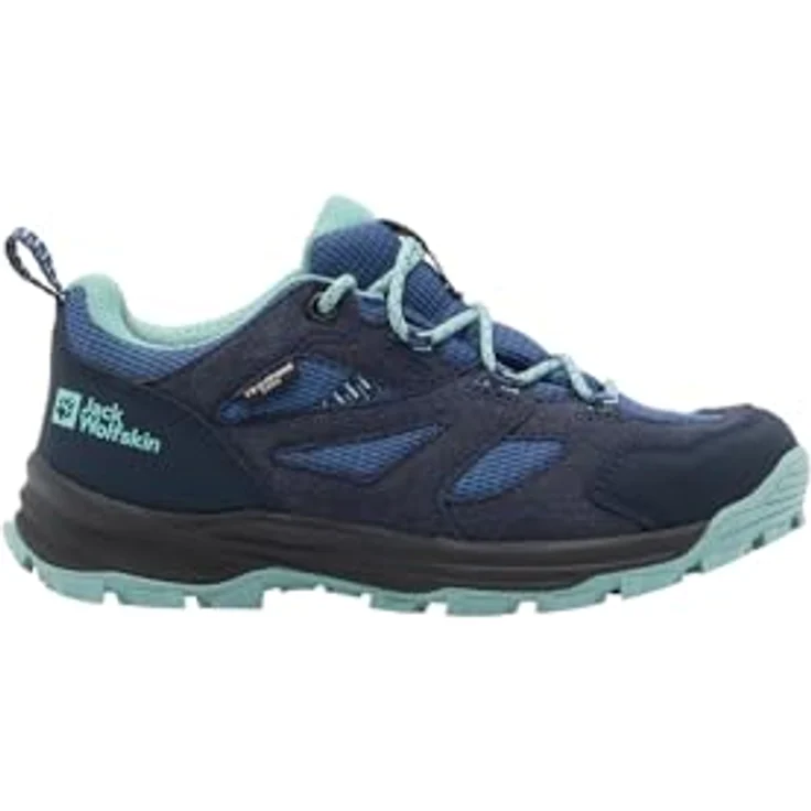 Jack Wolfskin VOJO TOUR TEXAPORE LOW K, wasserdichte Wanderschuhe mit TEXAPORE-Membran und Gummi-Profilsohle – Bild 1
