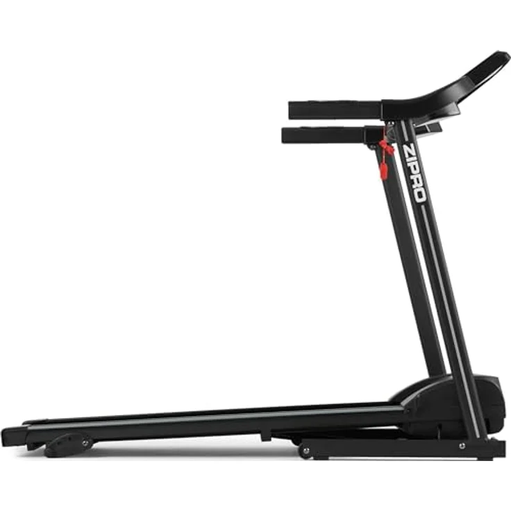 Zipro Laufband für Zuhause klappbar Colt, Walking Pad mit Lautsprecher, LCD-Anzeige, Steigung und Holder, Heimtrainer bis 110 kg und 1 PS Motor, 1-12 km/h Geschwindigkeit, 12 Programme, – Bild 2