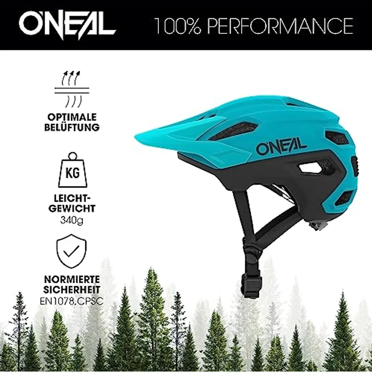Oneal Trailfinder Split - Helm - Blau 59 - 63 cm – Bild 5