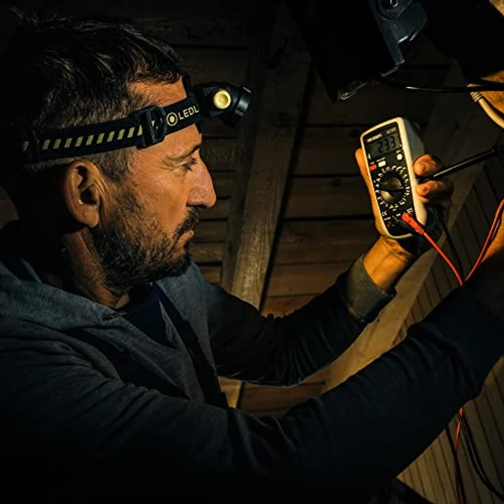 Ledlenser H5R Work, wiederaufladbare und dimmbare Profi-Stirnlampe mit 500 lm Lichtleistung, schwarz – Bild 7