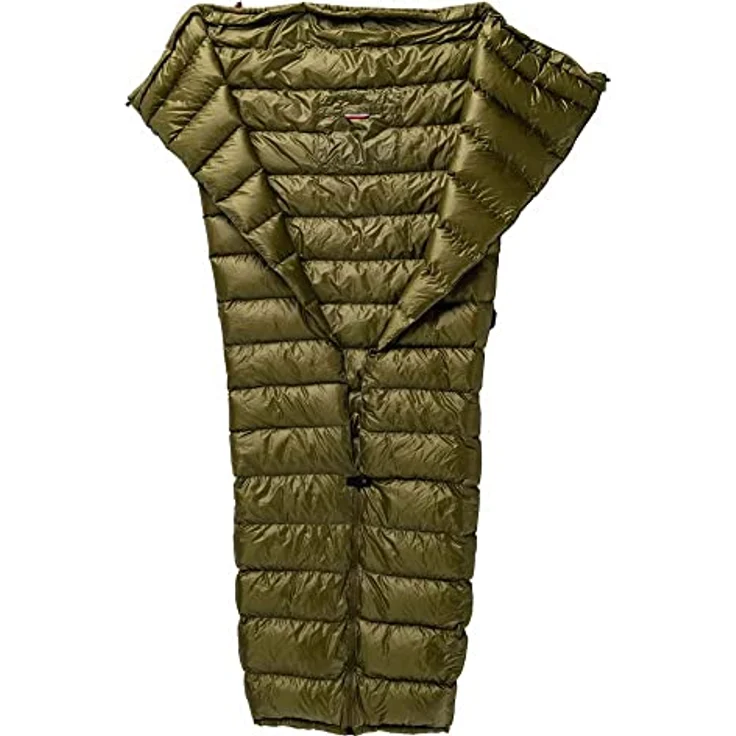 Pajak Schlafsack Quilt, Daunenschlafsack für 3 Jahreszeiten, 190 cm, komfortabel bis 9 °C, leicht mit 485 g, schwarz – Bild 3