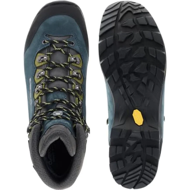 LOWA CAMINO EVO GTX, Outdoor-Stiefel für Herren, atmungsaktiv und wasserdicht, Blau/Gelb, für Wandern und Trekking – Bild 6