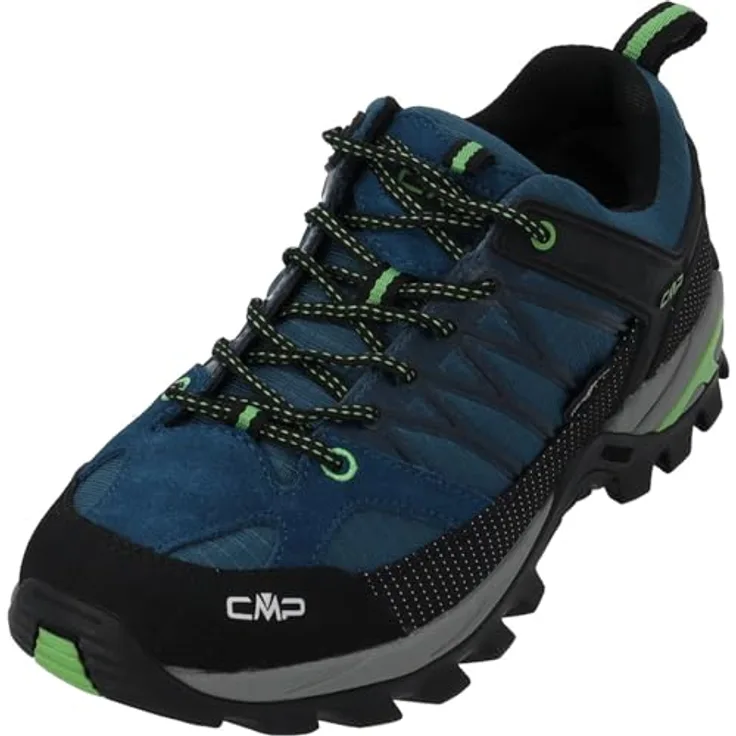 CMP Campagnolo Rigel Low WP, wasserdichte Herren Wanderschuhe mit Ortholite® Einlegesohle, Größe 44, Blau