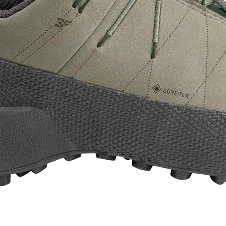 Salewa Wildfire Leather 2 GORE-TEX, Damen Wanderschuhe mit 360°-Rand und POMOCA® Außensohle, grau, Größe 39 – Bild 9