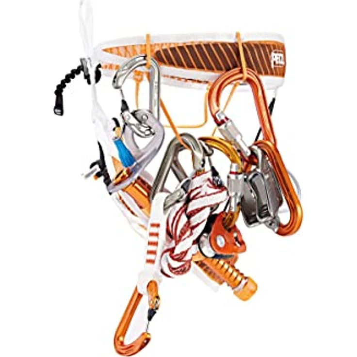 PETZL Fly, Ultraleichter Modularer Klettergurt für Technische Bergsteiger und Skigeberechnung, Mehrfarbig, Größe S, Unisex, 90 g ohne Polsterung – Bild 4