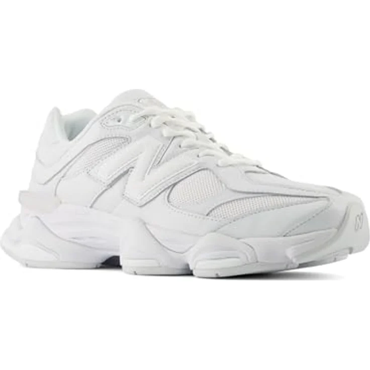 New Balance 9060 'Dreifach Weiß', Unisex Sneaker mit ABZORB-Fersendämpfung und rutschhemmender Laufsohle, U9060NRJ – Bild 7