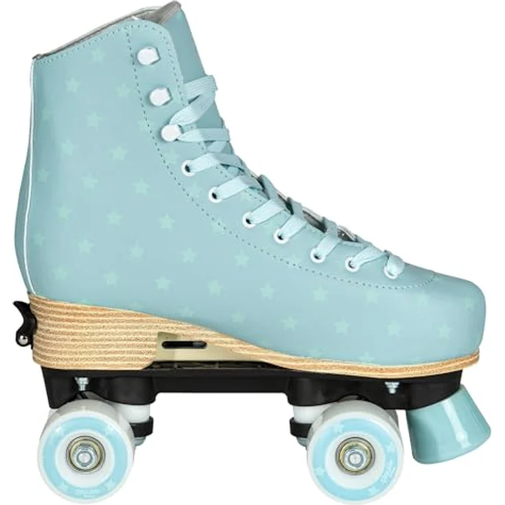 Powerslide Playlife Blue Sky, größenverstellbare Rollschuhe für Mädchen, Polyurethan-Rollen (54 mm), Blau – Bild 6