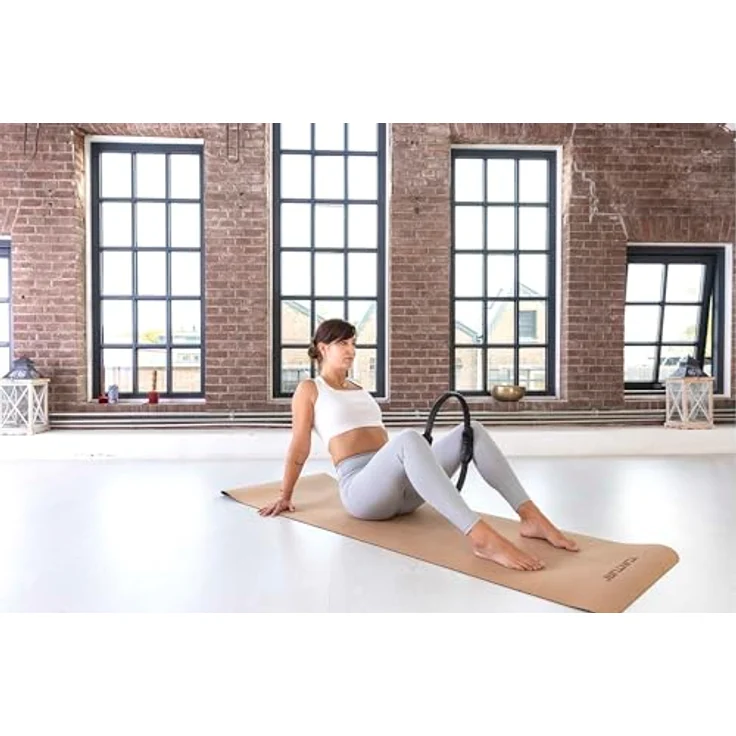 Tunturi Pilates Ring - Yogaring mit flexiblem Design, Schwarz – Bild 4