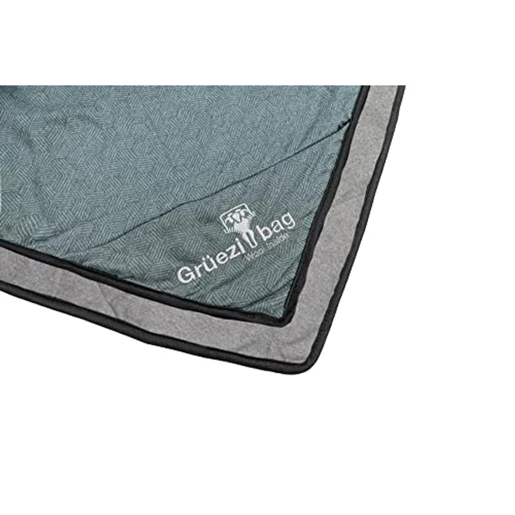 Grüezi Bag WellhealthBlanket Wool Deluxe, Schlafsack 200 cm mit warmer Almwolle und weicher Mikrofaser – Bild 6