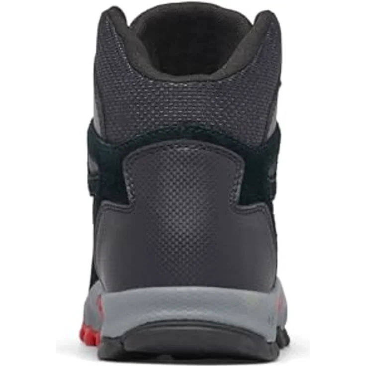 Columbia Youth Newton Ridge Amped, leichte Kinder-Wanderstiefel mit Omni-Shield und TECHLITE Dämpfung, Schwarz und Mountain Red – Bild 4