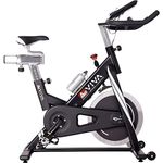 AsVIVA Indoor Cycle Speedbike S14 Bluetooth | inkl. SPD Klickpedale & Brustgurt (Pulsgurt) | 23kg Schwungmasse | App kompatibel | stufenlose Widerstandseinstellung