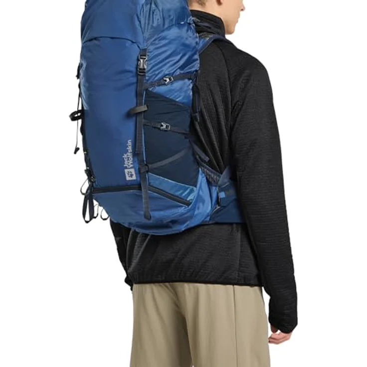 Jack Wolfskin Prelight Vent 30 Wanderrucksack, 60 cm, blau, 100% Polyamid, Maße: 29 cm x 26 cm x 60 cm – Bild 9