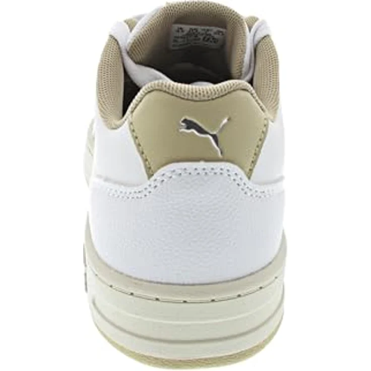 PUMA Court Classy 3950210016, Retro-Tennis Laufschuhe mit SOFTFOAM&plus; Innensohle, 7.5 in weiß-toasted almond – Bild 2