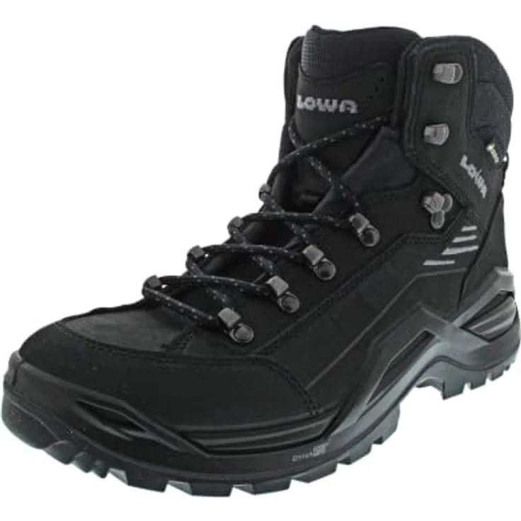 LOWA RENEGADE EVO GTX MID, Outdoor-Stiefel für Herren, wasserdicht und atmungsaktiv, Schwarz – Bild 4