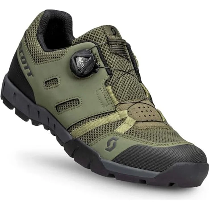 SCOTT Sport Crus-r BOA Fahrradschuhe, leicht, flexibel und robust, grün/schwarz, Größe 42.0 – Bild 5