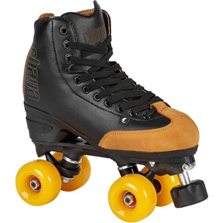 Chaya Rental Damen Rollschuhe, schwarze Rollerskates mit abriebfestem Leder, BSS-Sohle und WICKED ABEC 7 Lagern, Größe 36 – Bild 2