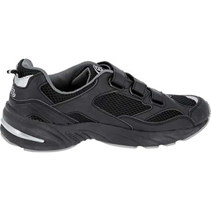 Brütting FORCE Unisex Sportschuhe, robuster Laufschuh aus Synthetik mit Klettverschluss, schwarz, Größe 46 – Bild 4