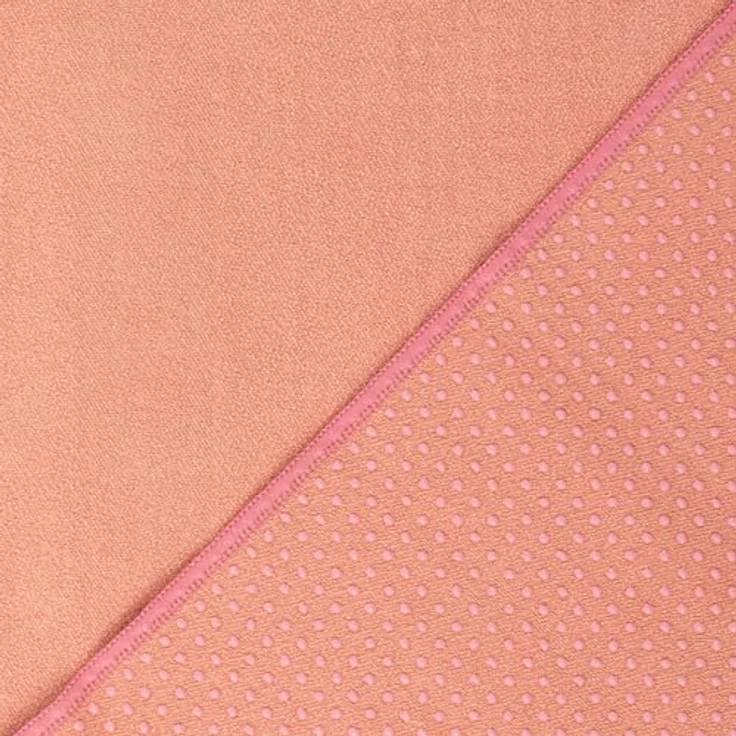 Bodhi GRIP2 Yoga Towel, Rutschfestes Mikrofaser-Yoga-Handtuch mit Antirutsch-Noppen, Ideal für Hot Yoga, Antibakteriell, Rose tan – Bild 2