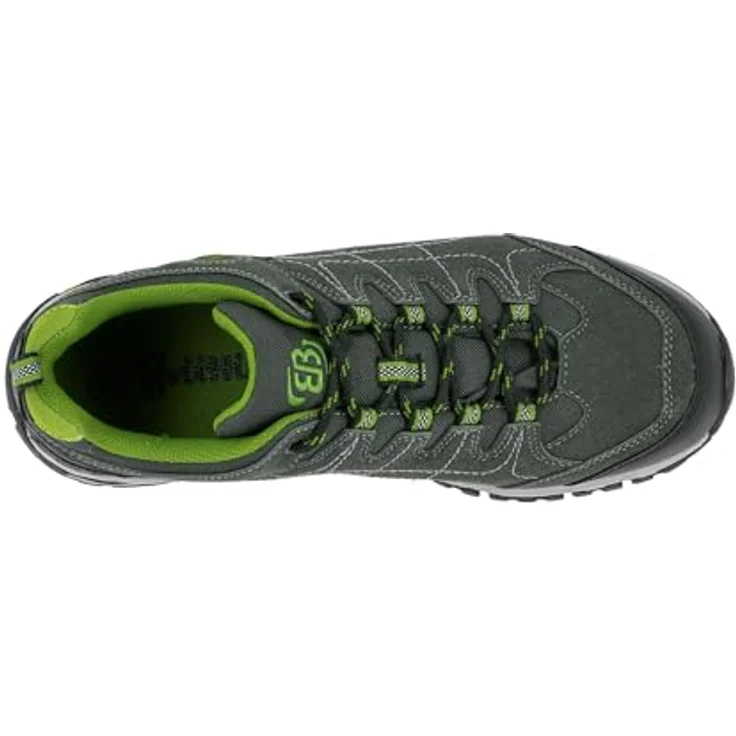 Brütting Mount Shasta Low, Herren Wanderschuhe mit herausnehmbarer Innensohle, Synthetik-Obermaterial, Grau – Bild 5