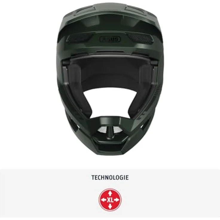 Abus HiDrop, Velohelm für MTB, 61 - 62 cm, schlagfest mit Break-Away-Visor und optimaler Belüftung – Bild 2