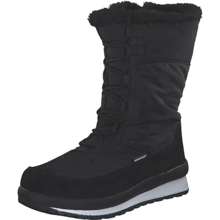 CMP Campagnolo Damen Wanderschuhe Stiefelette (40) aus synthetischem Material, Schwarz, normale Breite, flacher Absatz, Schnürung, normale Schafthöhe – Bild 1