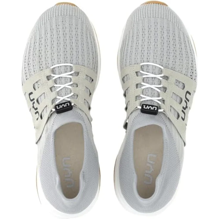 UYN Haru Sneaker Herren S010, ultraleichter Laufschuh mit TREEON Innenschicht und U-CONTROL-Sohle, silber, Größe 47 – Bild 3