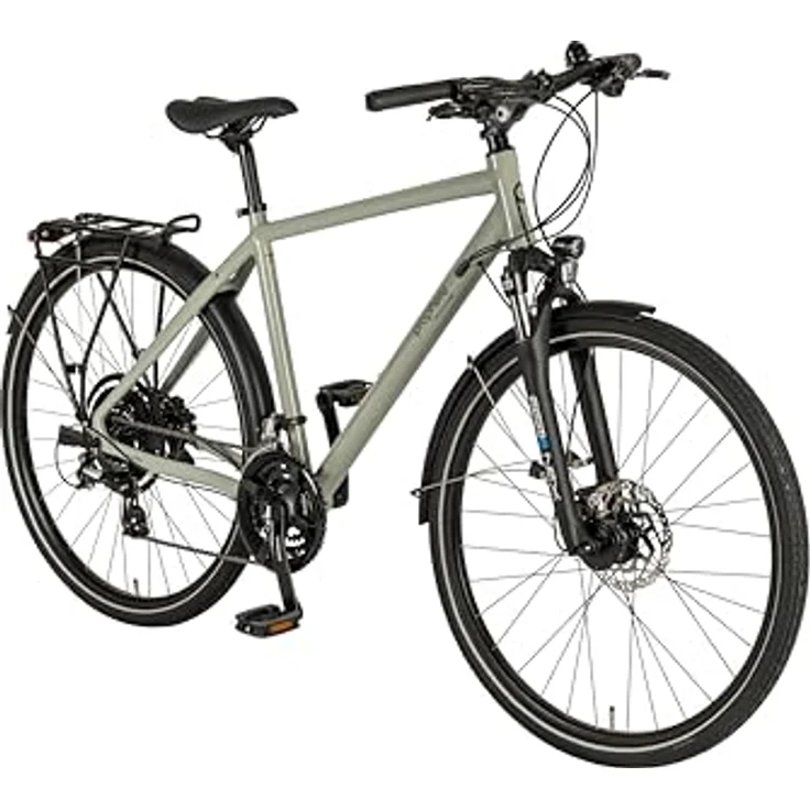PROPHETE ENTDECKER 500 Trekking Herrenrad 28", Grey Heron Glanz – Shimano Altus 24-Gang, hydraulische Scheibenbremsen, Suntour NEX Federgabel, Aluminium Rahmen 52 cm – Bild 2