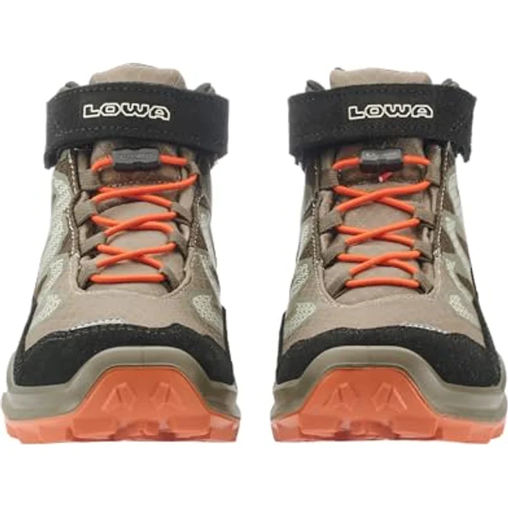 Lowa Maddox Pro GTX Mid VC Jr, wasserdichte Kinder Wanderschuhe mit griffiger Laufsohle und Goretex Membrane, Olive/Black, EU 31 – Bild 3
